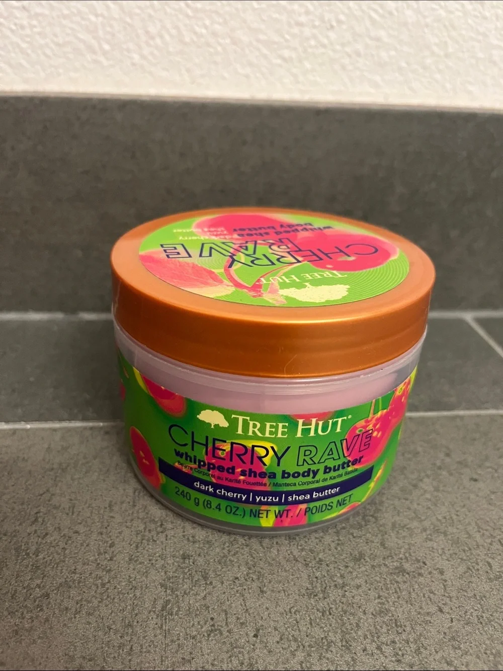 Tree Hut Cherry Rave Whipped Shea Body Butter - Pink